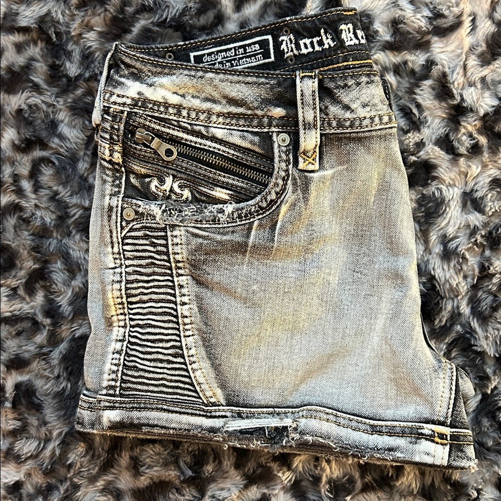 Rock revival Moto shorts NWT TAG SIZE 30 - Picture 9 of 16